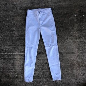 AEO Nexxt Level Stretch Destroyed Skinny Jeans